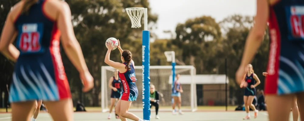 Standard netball game duration: quarters and total time — netball game duration