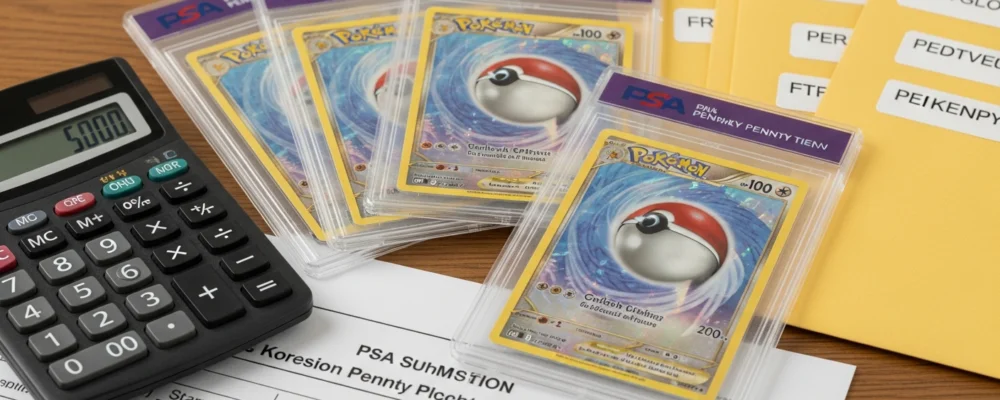 PSA grading cost, turnaround tiers and what you actually pay in 2026 — pokemon card grading process