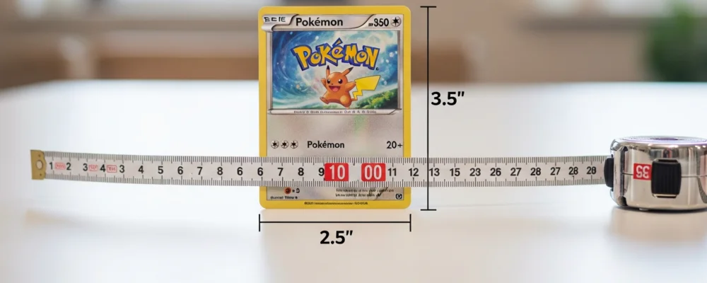 Standard Pokemon Card Size: Exact Dimensions in Inches, MM, and CM — pokemon card size