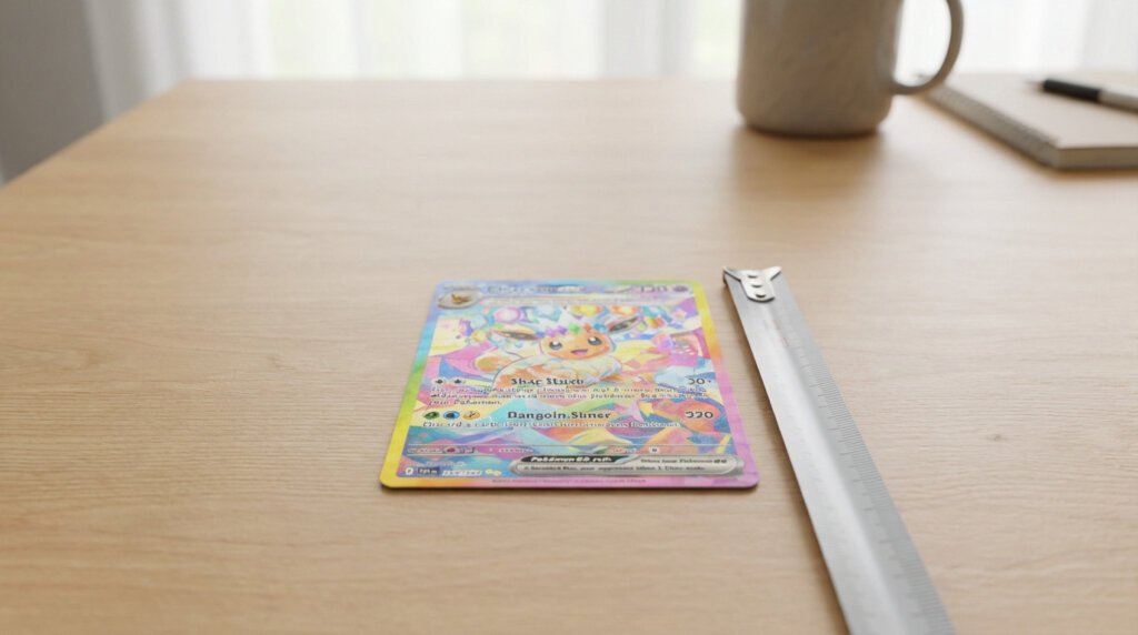How big are Pokemon card size: in inches and mm