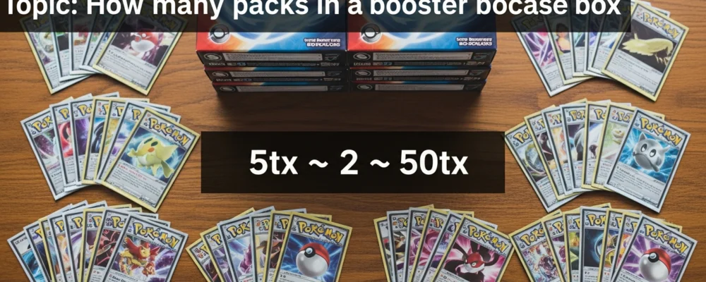 Illustration de How many packs in a booster box and booster bundle breakdown pour how many booster boxes in a case