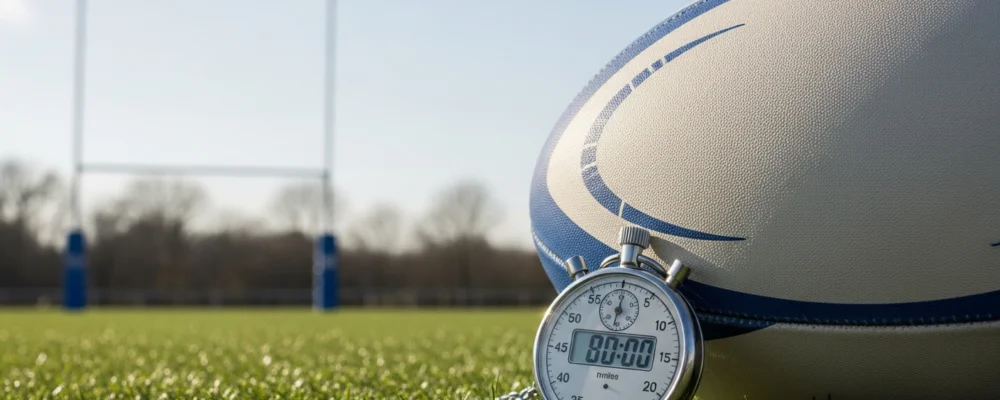 how many minutes in a rugby match