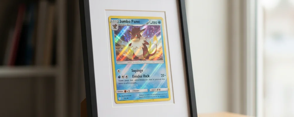 What size frame for jumbo Pokémon card: protection and display solutions — jumbo card dimensions