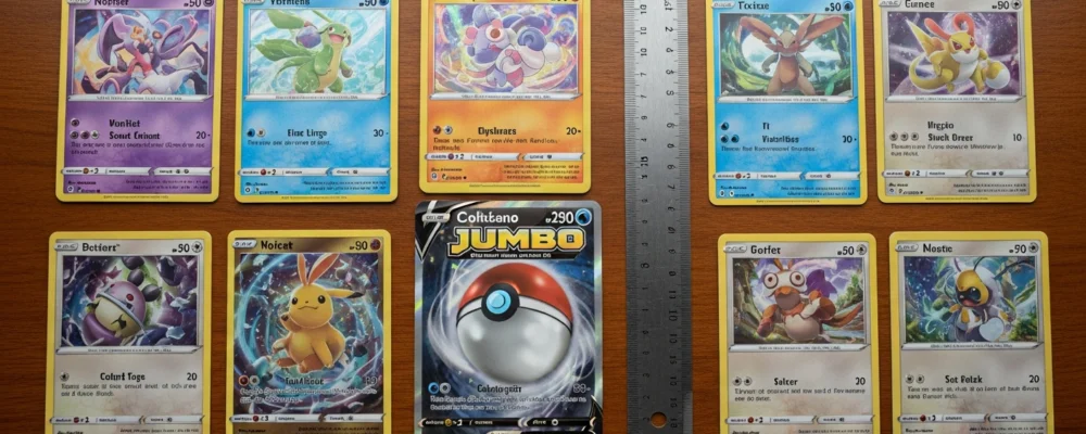 Does Pokemon Card Size Change by Rarity or Card Type — pokemoncard size