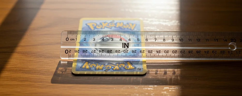 Pokemon Card Size in Inches and CM: The Exact Standard — pokemoncard size